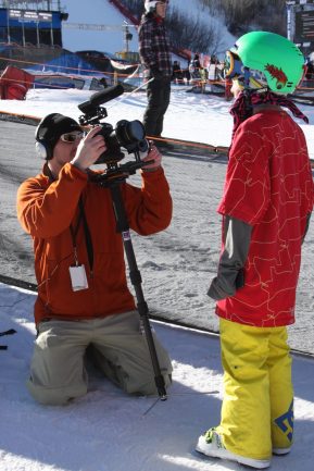 Joey Lang Gets Interviewed at the Winter X Games 2011